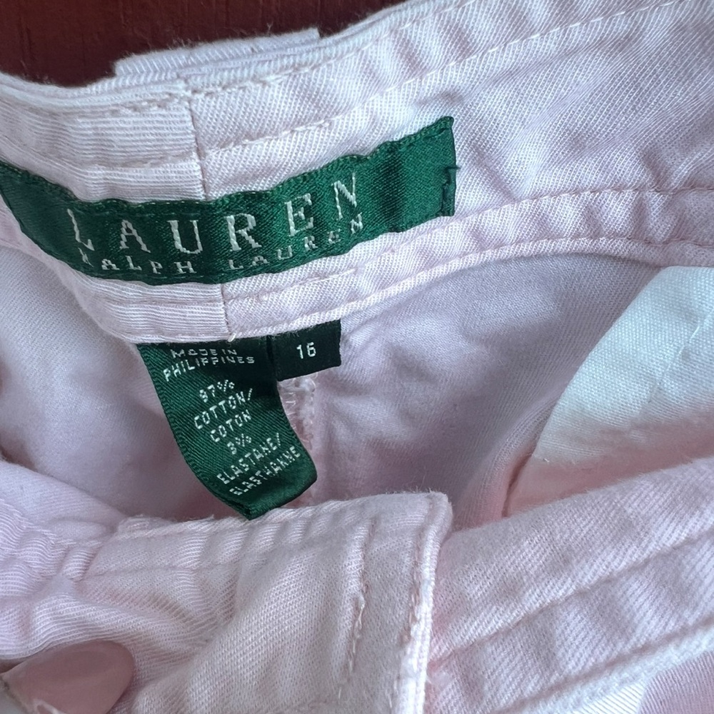 Ralph Lauren light pink capris size 16